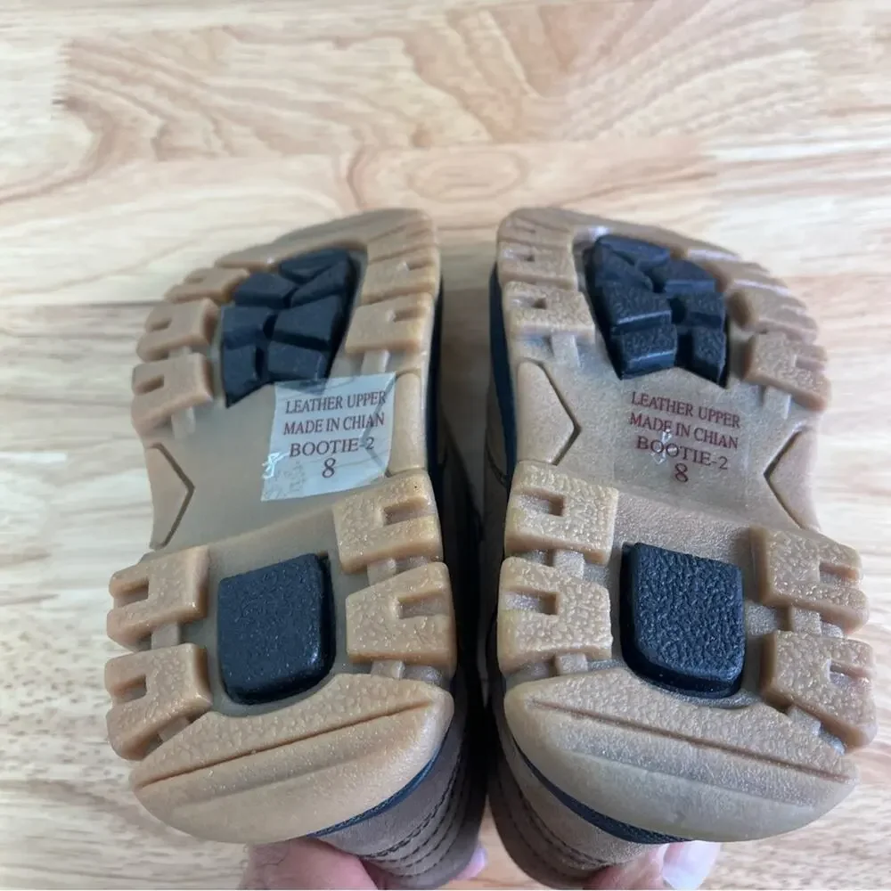 Derby’s Creek Kids Shoes Toddler 8 Brown Lace Up Leather